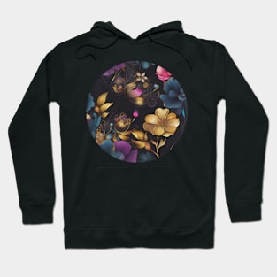 Elegant and chic floral patterns Hoodie